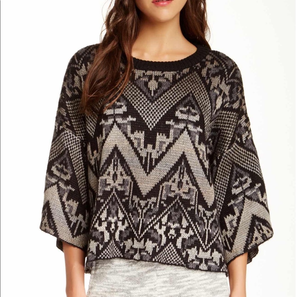 Free People Poncho Top
